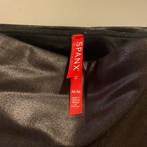 Black Leather Spanx